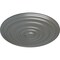 Ekena Millwork Carton Ceiling Medallion (For Canopies up to 3 3/4"), Hand-Painted Silver, 17 3/4"OD x 1 3/8"P CM18CASLS - alternate 3